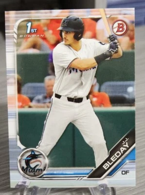 JJ Bleday 2019 Bowman Draft Paper 1st Bowman #BD-150 Miami Marlins/Athletics. - Image 1 of 2