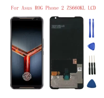 OLED For Asus ROG Phone II ZS660KL LCD Display Touch Screen Digitizer With Frame - Image 1 of 4