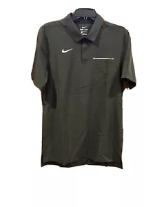 Nike Dry Dri-Fit Stay Cool AO5438-010 schwarz weiß Golf Poloshirt Herren Small - Bild 1 von 5