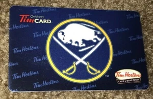 TIM HORTONS CAFE & BAKE SHOP GIFT CARD BUFFALO SABRES NHL 2012 NO VALUE FD26815 - Picture 1 of 1