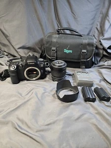 Canon EOS D60 DSLR Camera - w/ 28-105mm Lens, 2 Battery & Battery Charger, Strap - Picture 1 of 10