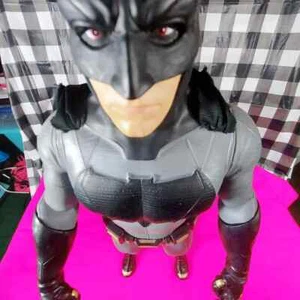 19" LARGE BATMAN DC ACTION FIGURES TOY GREY BLACK SUIT DC COMICS - Picture 1 of 9