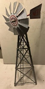 VTG AERO WIND-POWERED WATER PUMP WINDMILL 17" MODEL NO. 12-B GALVANIZED STEEL - Picture 1 of 9