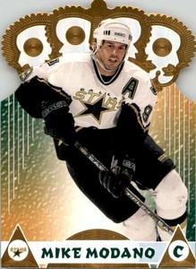 2001-02 Pacific Gold Crown Die-Cuts Hockey Card Mike Modano #8 Tw1884