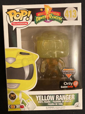 Funko POP Television 413 GameStop Exclusive Morphing Yellow Ranger Damaged