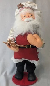 Annalee Chef Santa 2005 Christmas Gingerbread Man Baker Apron 10" W/Bonus - Picture 1 of 2