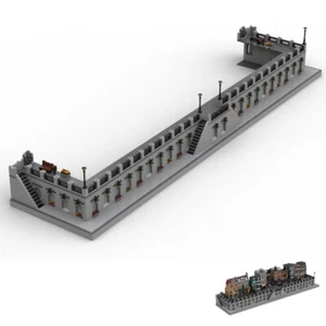MOC: Modular Parisian Promenade - Complete Set Modular Building 3725 Pieces - Picture 1 of 6