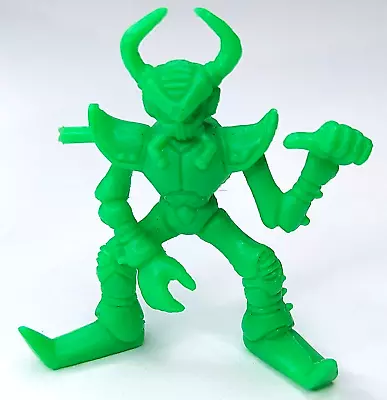 Mega Man Rockman 1.5" Boomer Kuwanger Green Rubber Keshi Mini Figure Bandai - Image 1 of 3