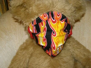 Face Mask Adult Size FIRE GIRLS/Stars Print Fabric Reversible Handmade - Picture 1 of 8