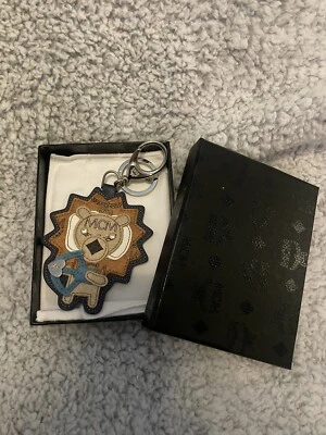 MCM Lion Leo Zodiac  Bag Charm Key Ring Keychain W/Box Unused - Image 1 of 3