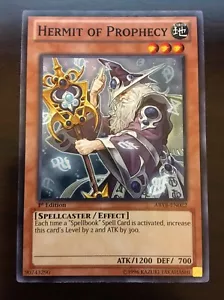 ABYR-EN022 Yugioh! HERMIT OF PROPHECY 1st Edition ABYSS RISING Near Mint x1 - Picture 1 of 2