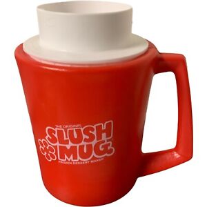The Original Slush Mug Vintage Red Frozen Dessert Maker 