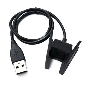 SYSTEM-S USB 2.0 Cable 54 CM Charging for Fitbit Charge 2 Smartwach IN Black - Zdjęcie 1 z 8