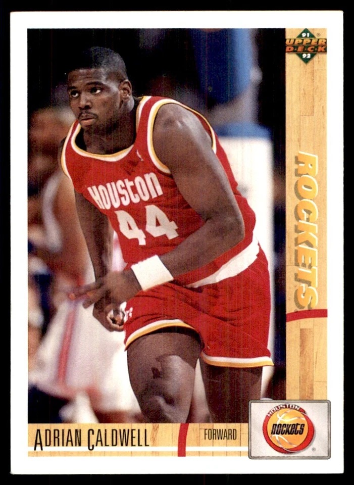 1991-92 Upper Deck Adrian Caldwell Houston Rockets #310 - Image 1 of 2