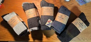 Calcetines Magellan Outdoors de lana para hombre 2 pares medianos - Imagen 1 de 2