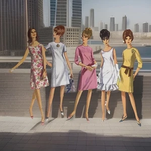 Vintage 1966 Simplicity Cut Pattern 6492 Dress, Size 14 - Picture 1 of 3