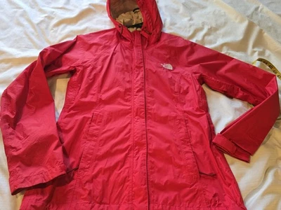 Womens Sz S THE NORTH FACE Dry vent Windbreaker Jacket Coral Red Euc - Image 1 of 4