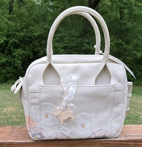 NEW Radley London Women's Floral Crossbody Zip-Top Bag Ivory w/ Dust Bag $228 - Picture 1 of 21