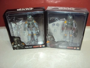 STAR WARS ROTJ & SW BOBA FETT #16 #25 MAFEX MEDI COM TOY FIGURE LOT OF 2 SEALED - Picture 1 of 5