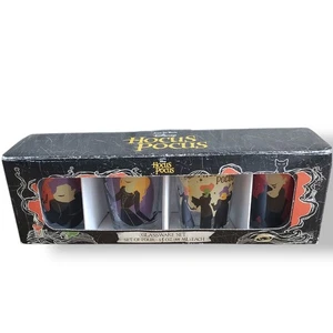 Disney Hocus Pocus Schnapsglas 4er Set Halloween Sanderson Schwestern Witchy Goth - Bild 1 von 12