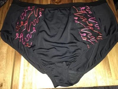 Braguita de control negra Elomi pierna alta bragas completas NUEVO XL NUEVO Foto 1 de 3