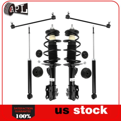 Fits 2007-2012 Toyota Yaris Front Rear Shock and Struts Spring Sway Bar Kit 6pcs - Image 1 of 4