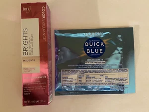Semi Permanent Cream Magenta & Quick Blue Powder Bleach - Picture 1 of 8