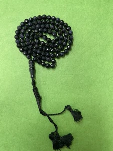 Natural Nice Blue Fire Ston  -silver tassel- 99 islamic prayer beads 23Grams R - Picture 1 of 7
