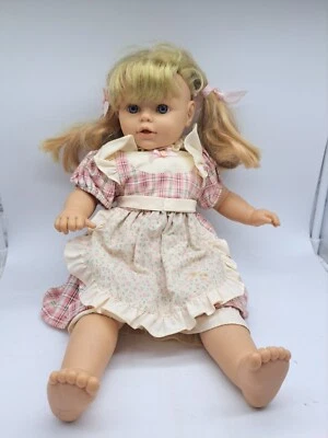 20" Berenguer Doll Blonde Hair Blue Eyes  - Image 1 of 4