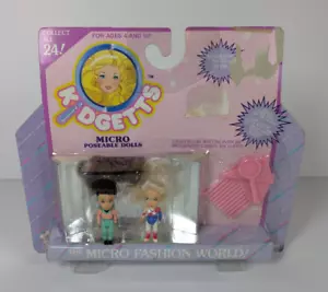 Meritus Kidgetts Micro Fashion World Mini Poseable Dolls Vtg 1989 Sealed #15040 - Picture 1 of 18