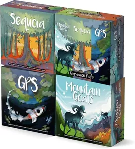 Sequoia 4 Artikel LOT - Erweiterungspack, Bergziegen, GPS - Brettspiel - NEU - Bild 1 von 12