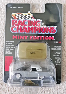 1956 THUNDERBIRD T-BIRD   Racing Champions mint edition issue #16 w/stand 1:56   - Image 1 of 3