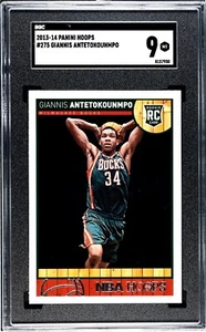 2013-14 Hoops #275 Giannis Antetokounmpo RC SGC 9 MINT ROOKIE Milwaukee - Picture 1 of 2