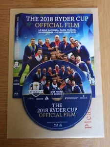 Ryder Cup Official Film 2018 - Blu Ray NEW NOT SEALED - DVD & COVER NO CASE - Foto 1 di 3