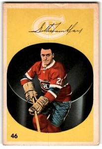 1962-63 Parkhurst Gilles Tremblay Rookie #46 CREASED CORNER