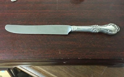 Cuchillo Hueco Francés Internacional Plata Esterlina Rosa Salvaje 9-1/4" Nuevo Foto 1 de 2