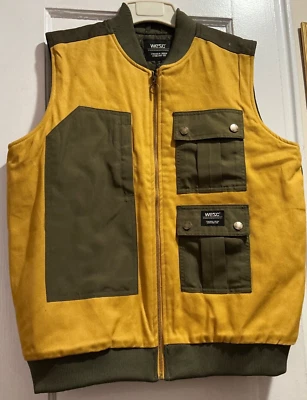 WESC CARGO PADDED UTILITY Vest Mens M Women’s L Hiking Sleeveless Jacket  NWT - Image 1 of 4