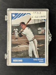 Kelly Gruber, 1983 Buffalo Bisons Minor League Set, Cards NM-Mint - Picture 1 of 2