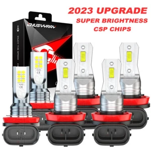 For Freightliner Cascadia Combo 6x H11 Upgrade LED Headlight Bulbs+Fog Lights sj - Bild 1 von 13