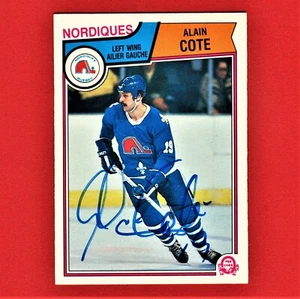 Autogrammkarte Alain Cote 1983 O-Pee-Chee 291 A7 - Bild 1 von 2