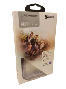 Samsung Galaxy S10 Lifeproof Protective DropProof Cover Case - Clear/Purple - Picture 1 of 7