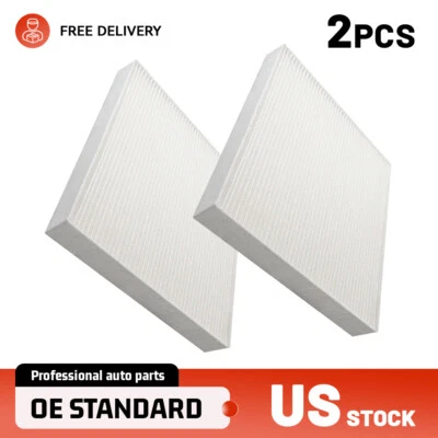 2 peças filtros de ar de cabine para 2007-2009 Hyundai Santa Fe Sonata Kia Optima Magentis - Imagem 1 de 4