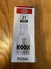 Canon Pixma 21 PGBK Ink Bottle DAMAGED BOX
