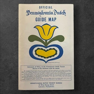 Vintage 1962 Reiseprospekt Pennsylvania Dutch Official Guide Map Lancaster - Bild 1 von 7
