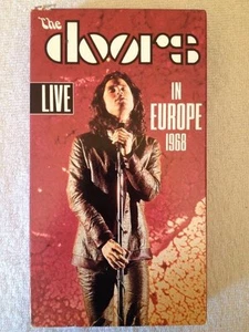 The Doors LIVE in Europe 1968 HBO Video VHS Tape Jim Morrison Music Cinemax - Imagen 1 de 4