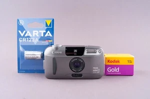 Cámara fotográfica Canon Prima Mini II fecha 35 mm para apuntar y disparar - Imagen 1 de 12