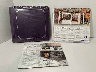 NUEVO Lote 3 Álbum de Recortes 7x7 Creative Memories Púrpura Ciruela, Protectores y Páginas Foto 1 de 4