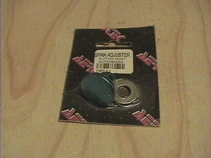 MOTORCYCLE LEVER 5 POSITION DIAL AEROTEK SPAN ADJUSTER ALLOY ANODISED BLUE NEW - Picture 1 of 1