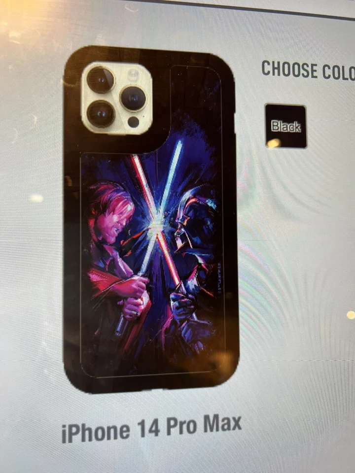 Disney Parks Star Wars Obi Wan Kenobi Vs.  Darth Vader iPhone 14 Pro Max New - Image 1 of 1