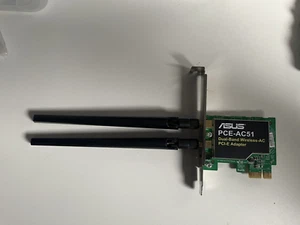 ASUS PCE-AC51 Wireless-AC Dual-band PCI-E Adapter - Picture 1 of 5
